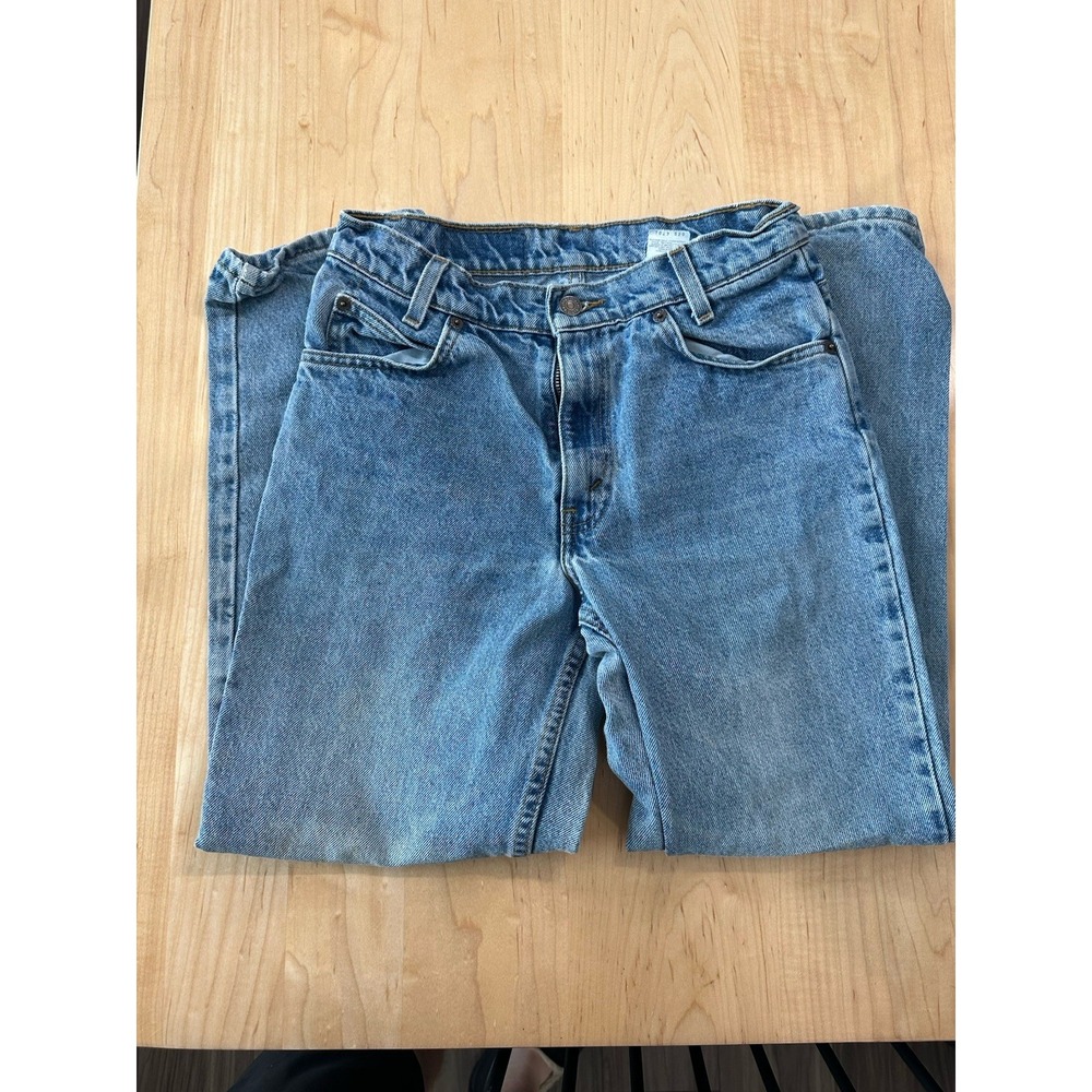 VTG Levi's 550 Orange Tag Jeans Mens 28x28 Medium Wash Denim 90s Student Relaxed